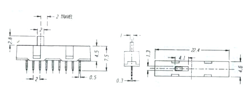 撥動開關(guān) MS32D01